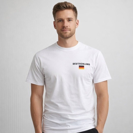 Duitsland T-shirt met Opdruk 11380-CLDE
