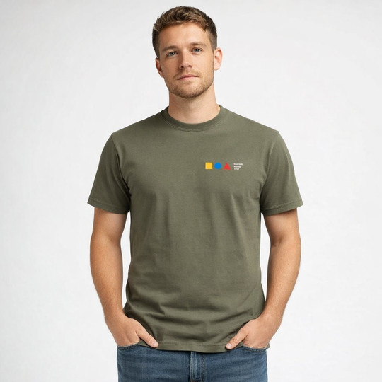 Unisex Bauhaus Kunstdruck T-Shirt 11380-N2DBH
