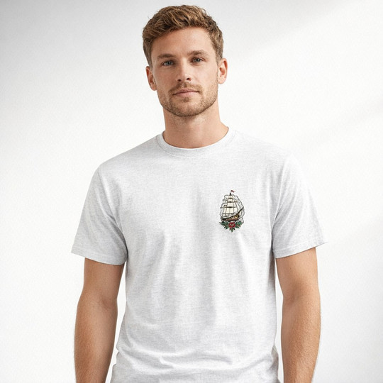 Ship Design Unisex T-shirt 11380-N2LSH