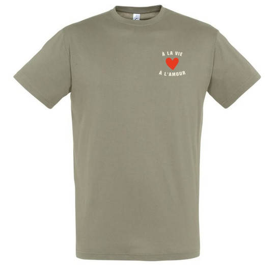 Needen 11380-N1DV - Bedrucktes 'À la vie à l'amour' T-Shirt