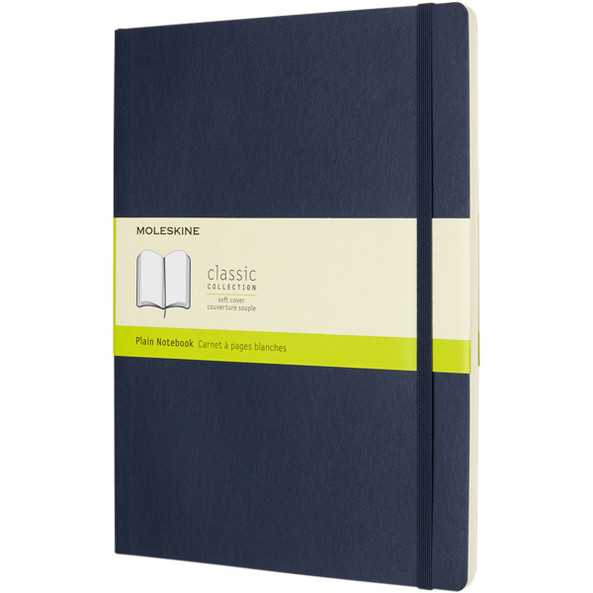 Moleskine 107181 - Classic XL soft cover notebook - plain