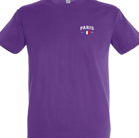 Needen 11380-CDPR-F - Paris Design Unisex T-Shirt