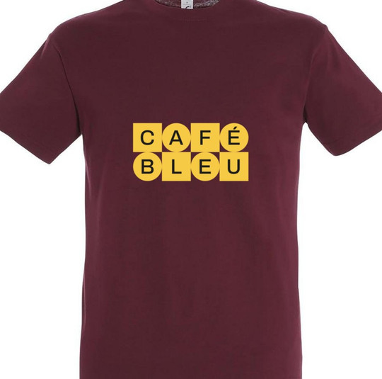 Needen 11380-N2DBL-F - Café Bleu Bedrucktes Baumwoll-T-Shirt