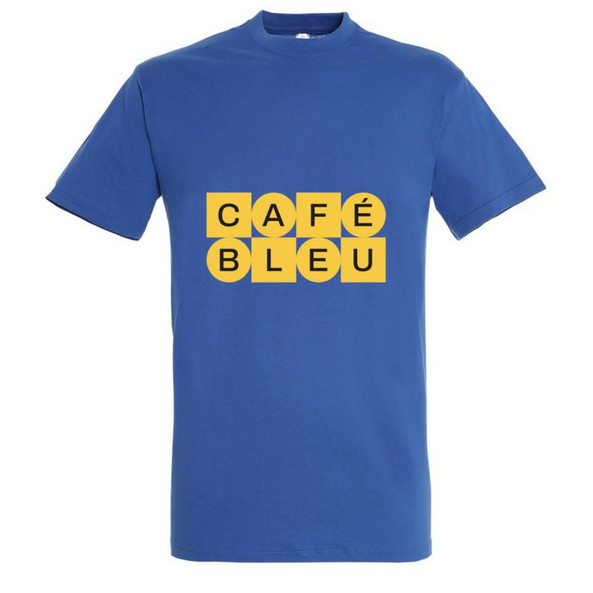 Needen 11380-N2DBL-F - T-Shirt Café Bleu Front