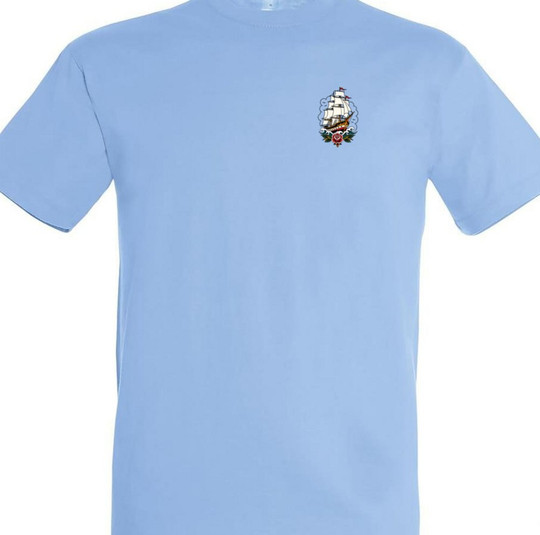 Needen 11380-N2LSH-F - T-Shirt mit Schiffsfront-Grafik
