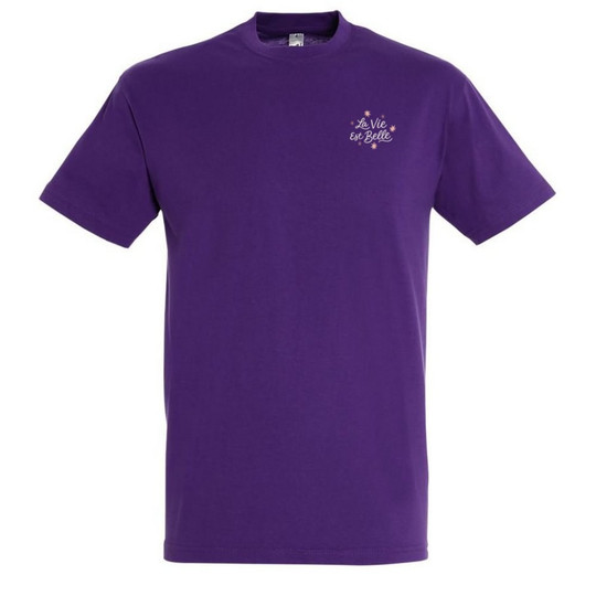 Needen 11380-N1DB-F - La vie est belle Grafisk T-shirt