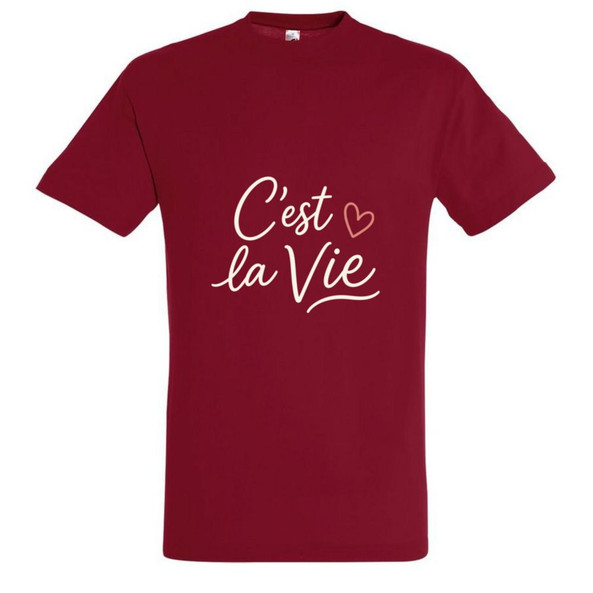 Needen 11380-N1DCV-F - T-Shirt C'est la vie Front