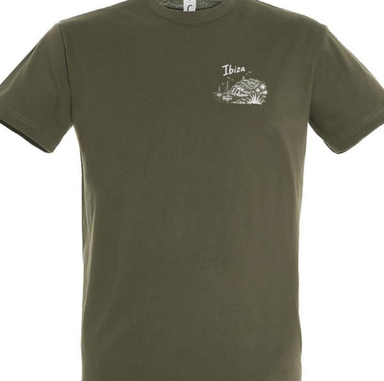 Needen 11380-N1DIZ-F - T-shirt graphique avant Ibiza