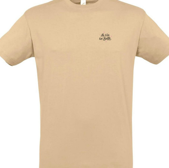 Needen 11380-N1LB-F - La vie est belle Bedrucktes T-Shirt