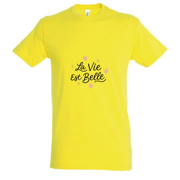Needen 11380-N1LB-F - T-Shirt La vie est belle Front