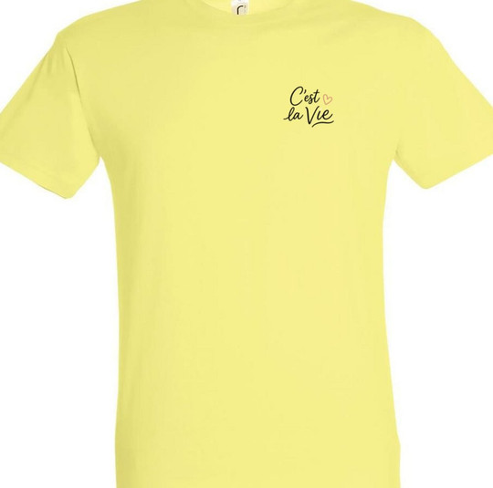 Needen 11380-N1LCV-F - C'est la vie Graphic Design T-shirt