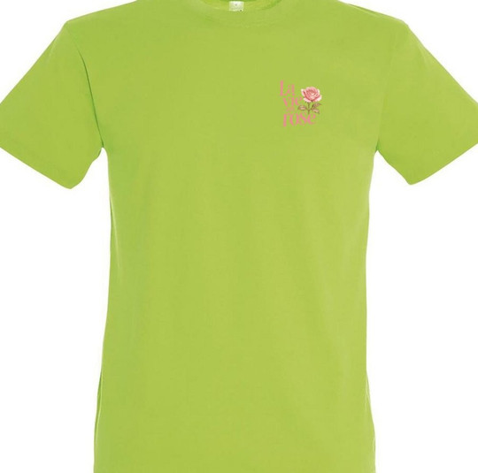 Needen 11380-N1LRS-F - La vie en rose Front bedrucktes T-Shirt