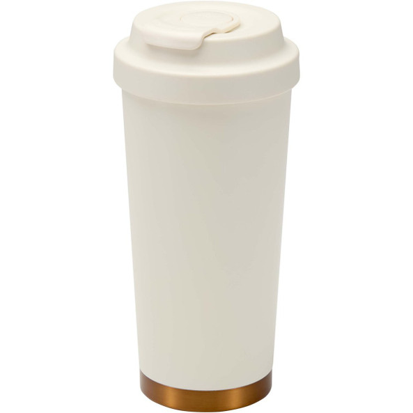 Hampton 480 ml RCS recycled stainless steel double wall vacuum insulated tumbler - EgotierPro 100956