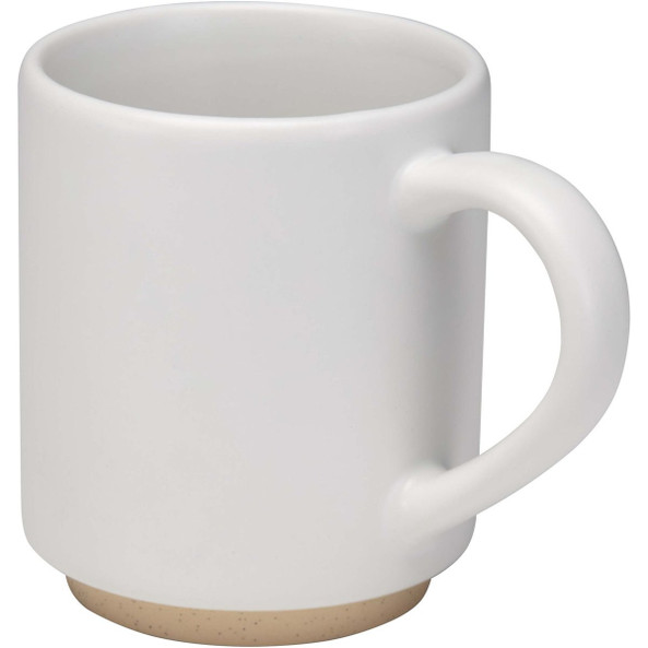 Camilla 180 ml stackable ceramic mug with matte finish - EgotierPro 100960