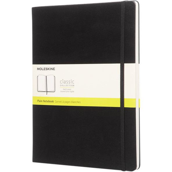 Moleskine 107180 - Classic XL hard cover notebook - plain