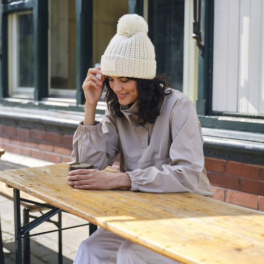 BEECHFIELD BF329 - TOASTY PATCH BEANIE