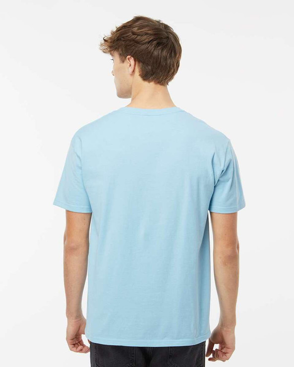 M & O Knits 5500 T-SHIRT FILÉ à LANNEAU