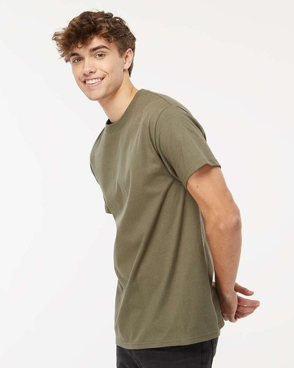 M & O Knits 5500 RING SPUN ADULT T-SHIRT