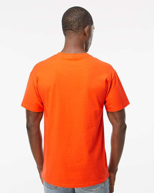 M & O Knits 5500 T-SHIRT FILÉ à LANNEAU