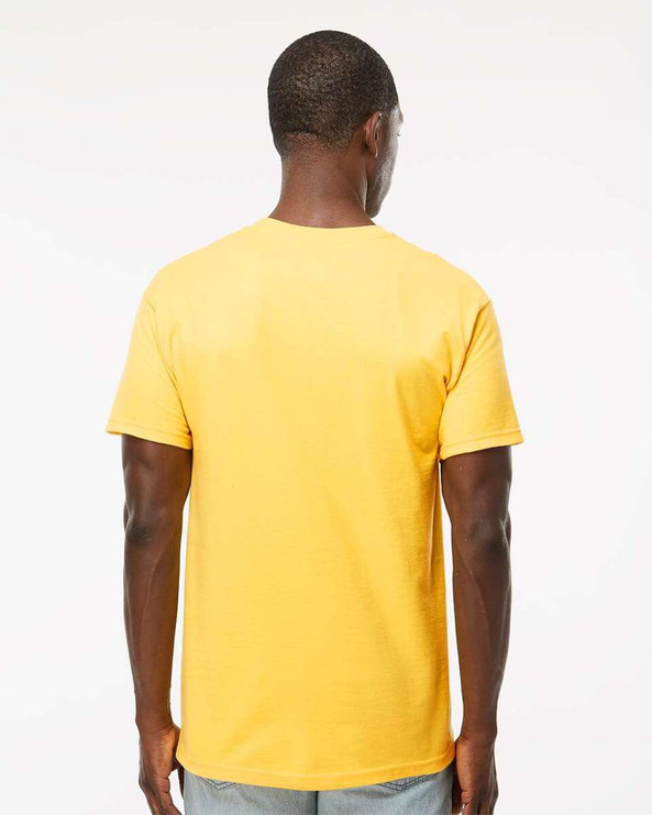 M & O Knits 5500 T-SHIRT FILÉ à LANNEAU