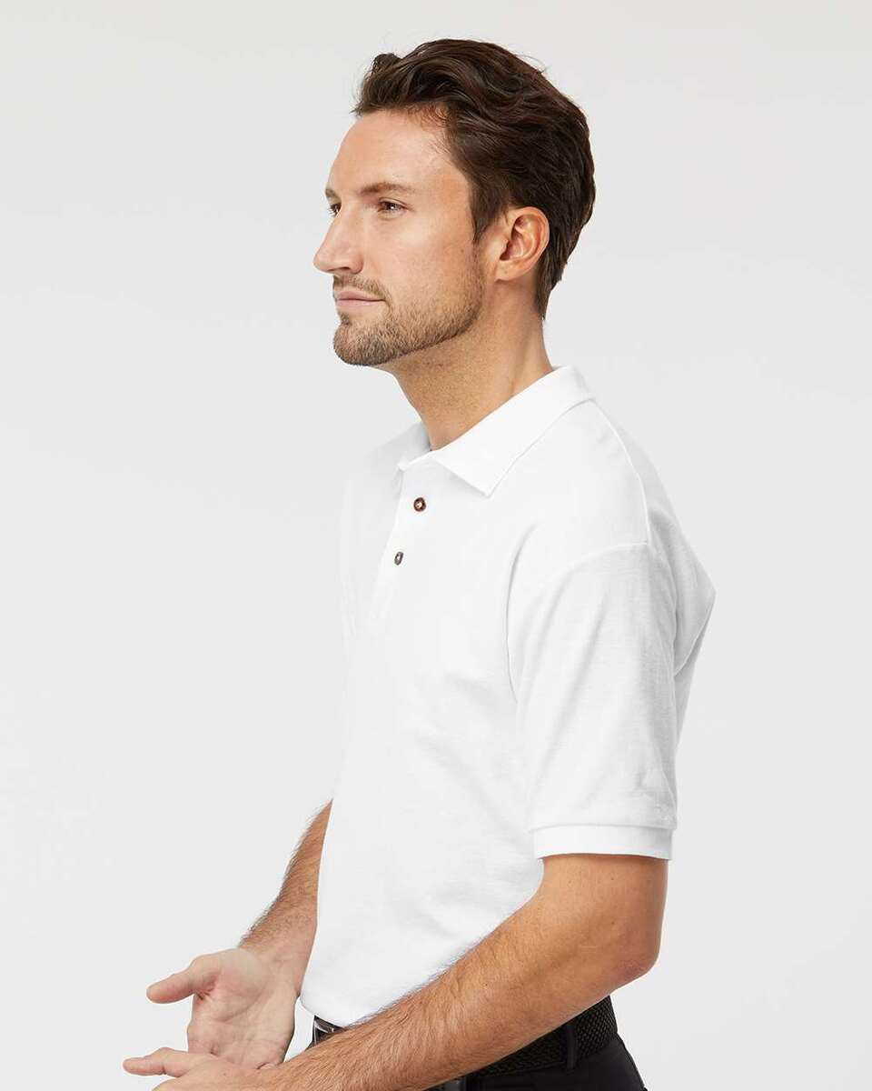 M & O Knits 7002 S/S COMBED RING SPUN PIQUÉ POLO