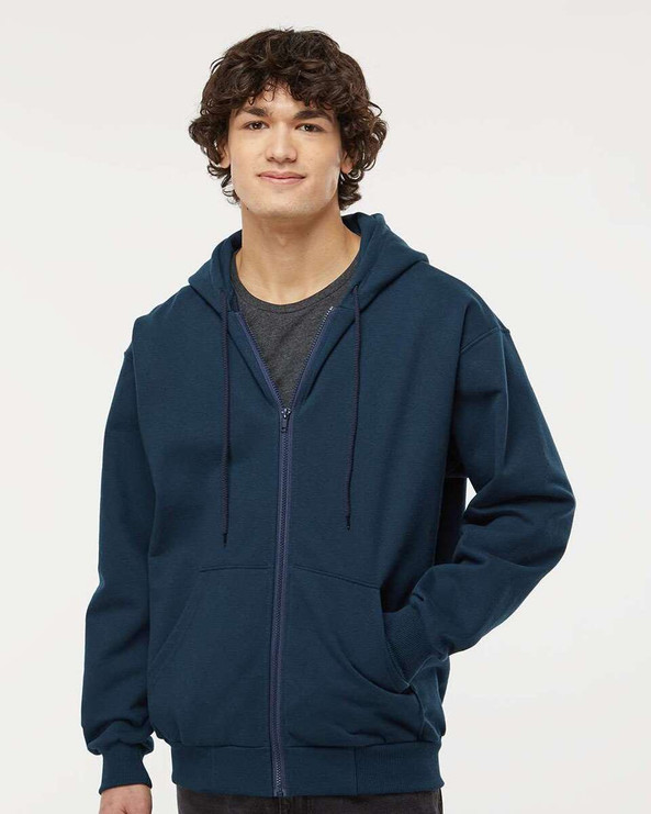 King Fashion KF9017 FULL ZIP HOODED SWEAT - 15 oz.