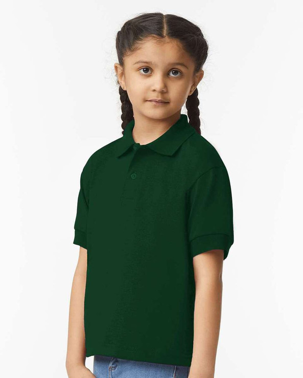 Gildan 8800B - YOUTH S/S JERSEY POLO JUNIOR 6 oz.