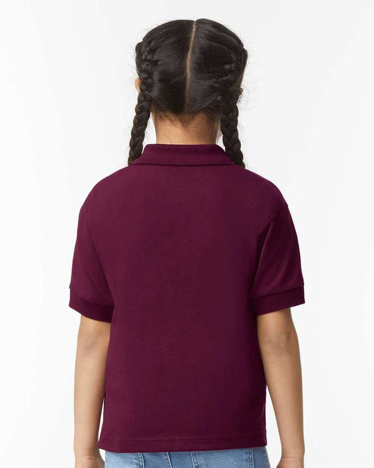 Gildan 8800B - YOUTH S/S JERSEY POLO JUNIOR 6 oz.