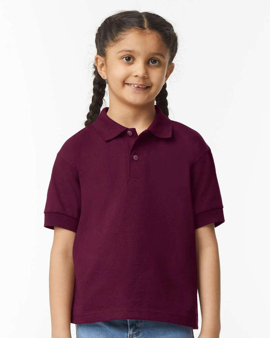Gildan 8800B - YOUTH S/S JERSEY POLO JUNIOR 6 oz.
