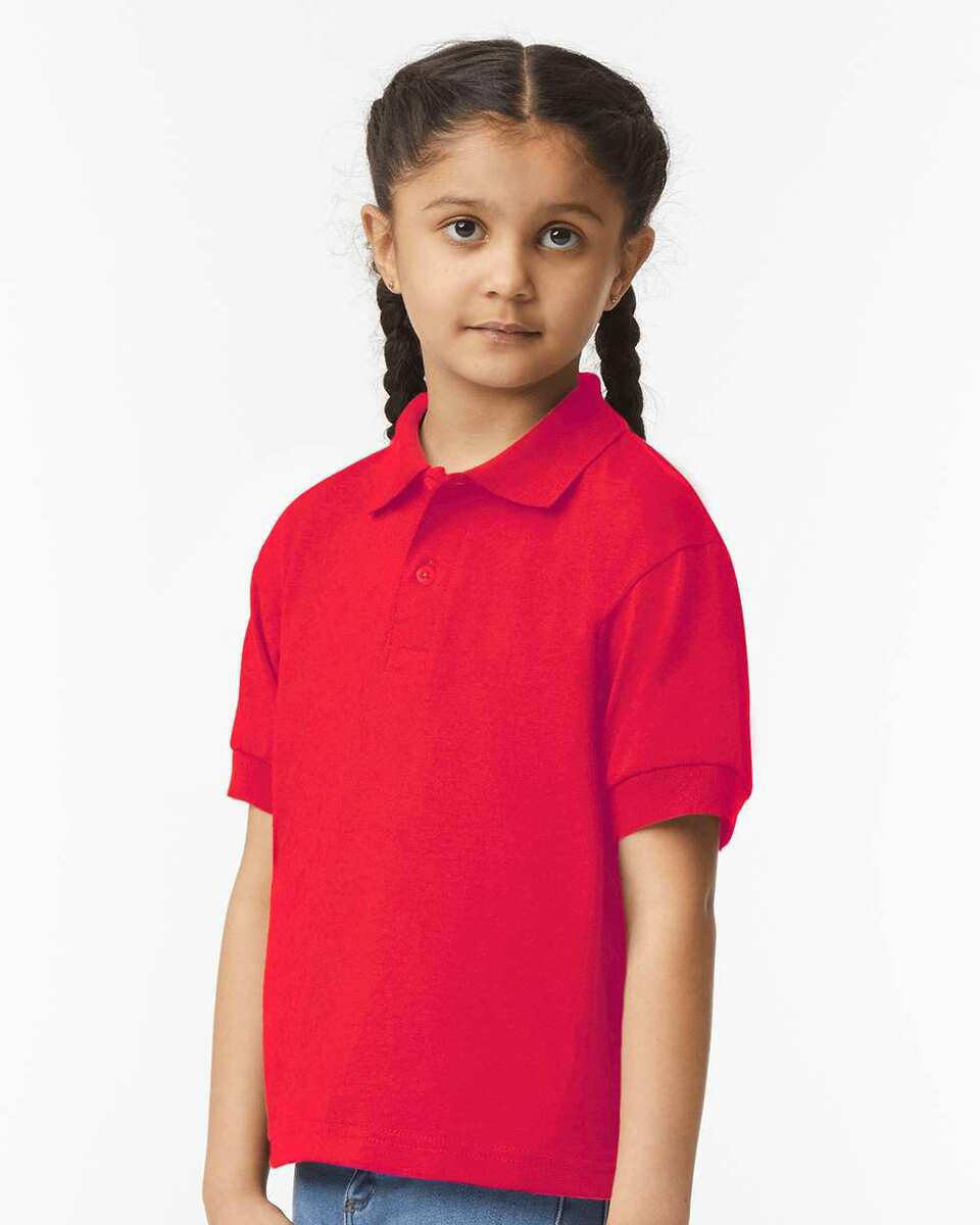 Gildan 8800B - YOUTH S/S JERSEY POLO JUNIOR 6 oz.