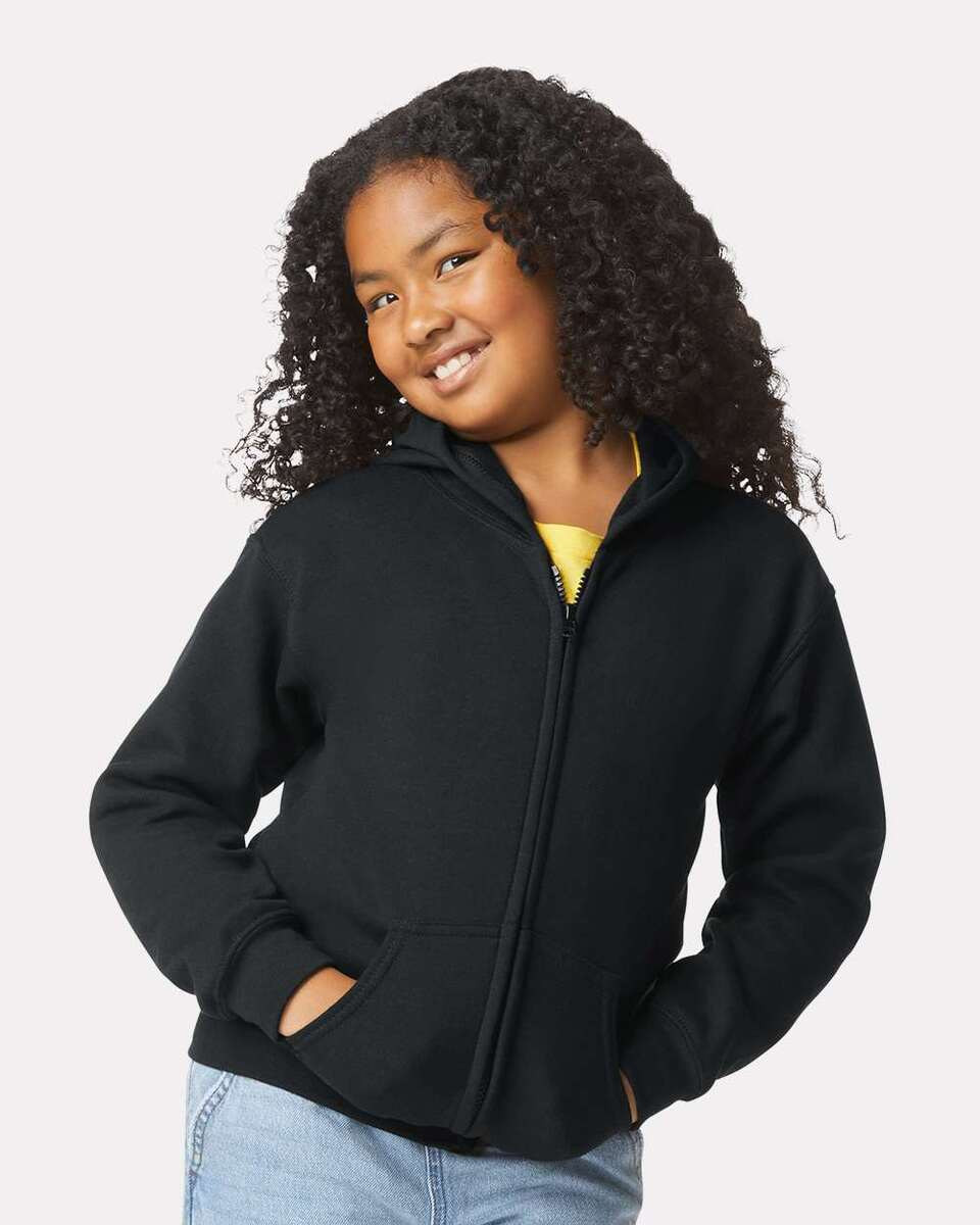 Gildan 18600B - FULL ZIP HOODED SWEATSHIRT 8 oz.