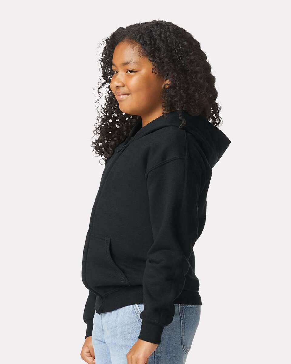 Gildan 18600B - FULL ZIP HOODED SWEATSHIRT 8 oz.