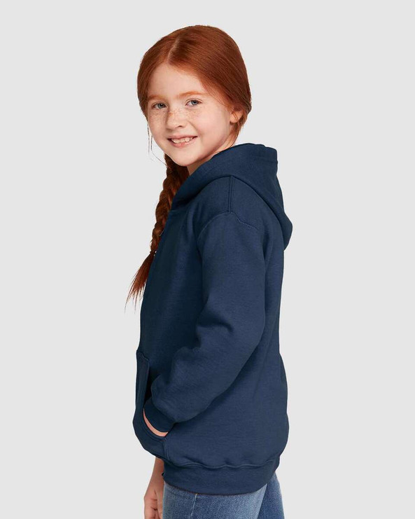 Gildan 18600B - SUDADERA CAPUCHA FULL ZIP 13.5 oz