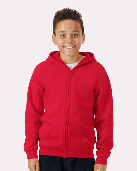 Gildan 18600B - SUDADERA CAPUCHA FULL ZIP 13.5 oz