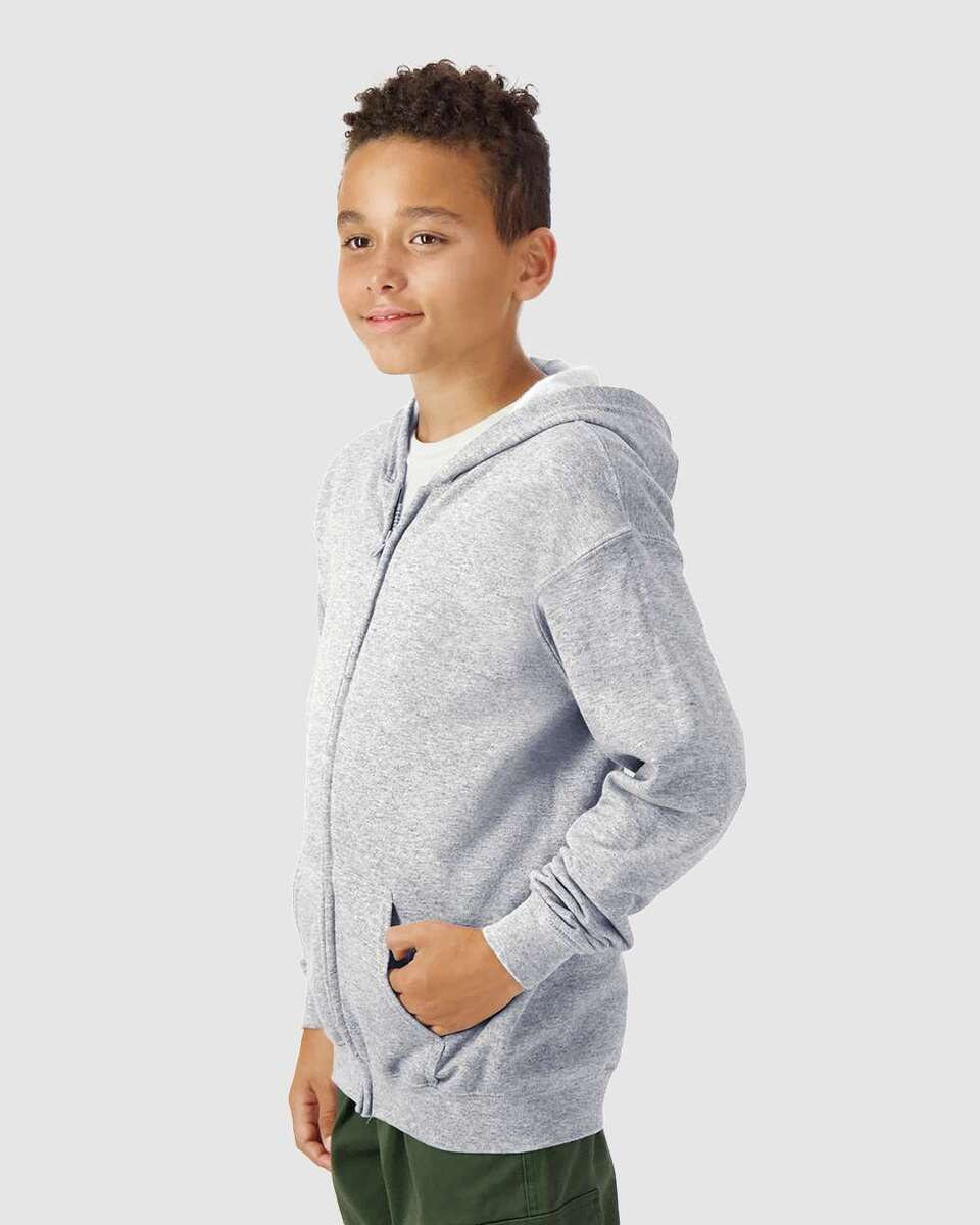 Gildan 18600B - SUDADERA CAPUCHA FULL ZIP 13.5 oz