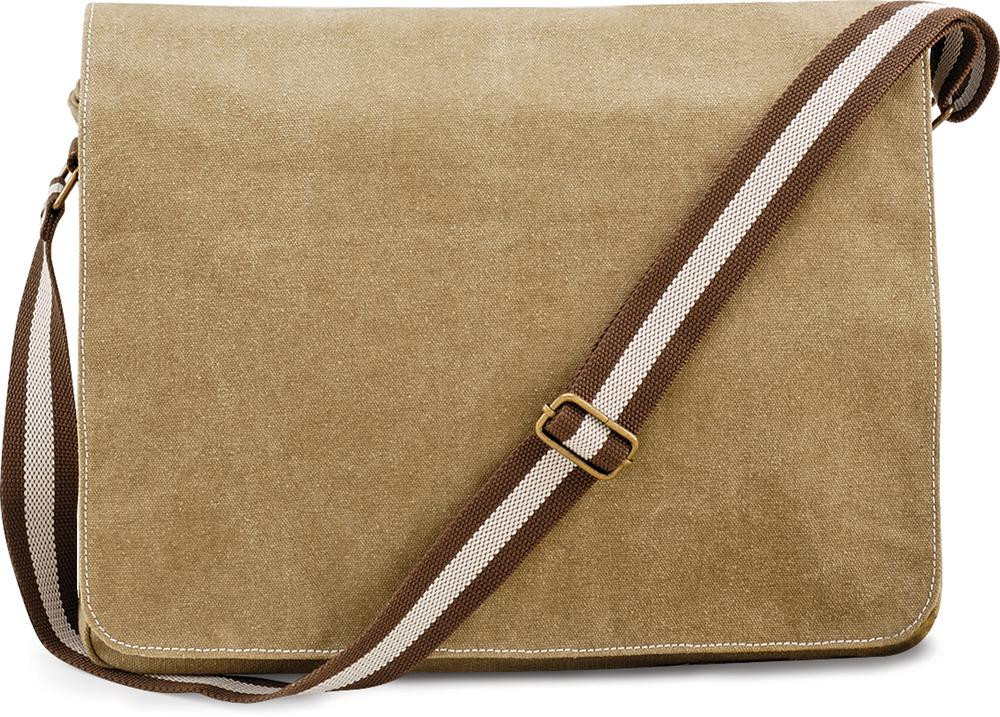 Quadra QD610 - Borsa Da Postino Vintage In Tela
