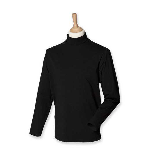 Henbury H020 - Långärmad Roll Neck Top