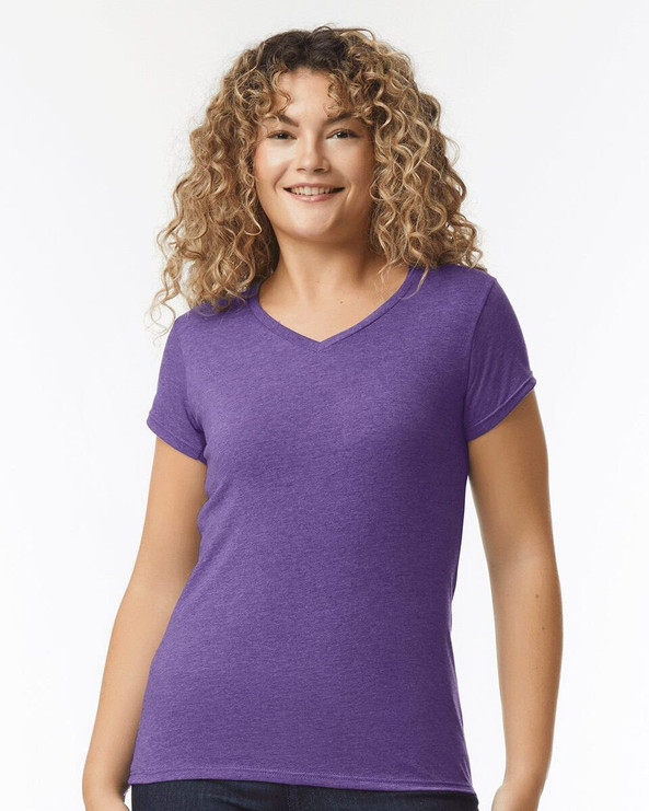 Gildan 64V00L - T-shirt Col-V pour Femme