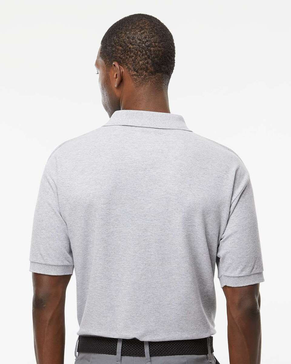 M & O Knits 7002 S/S COMBED RING SPUN PIQUÉ POLO