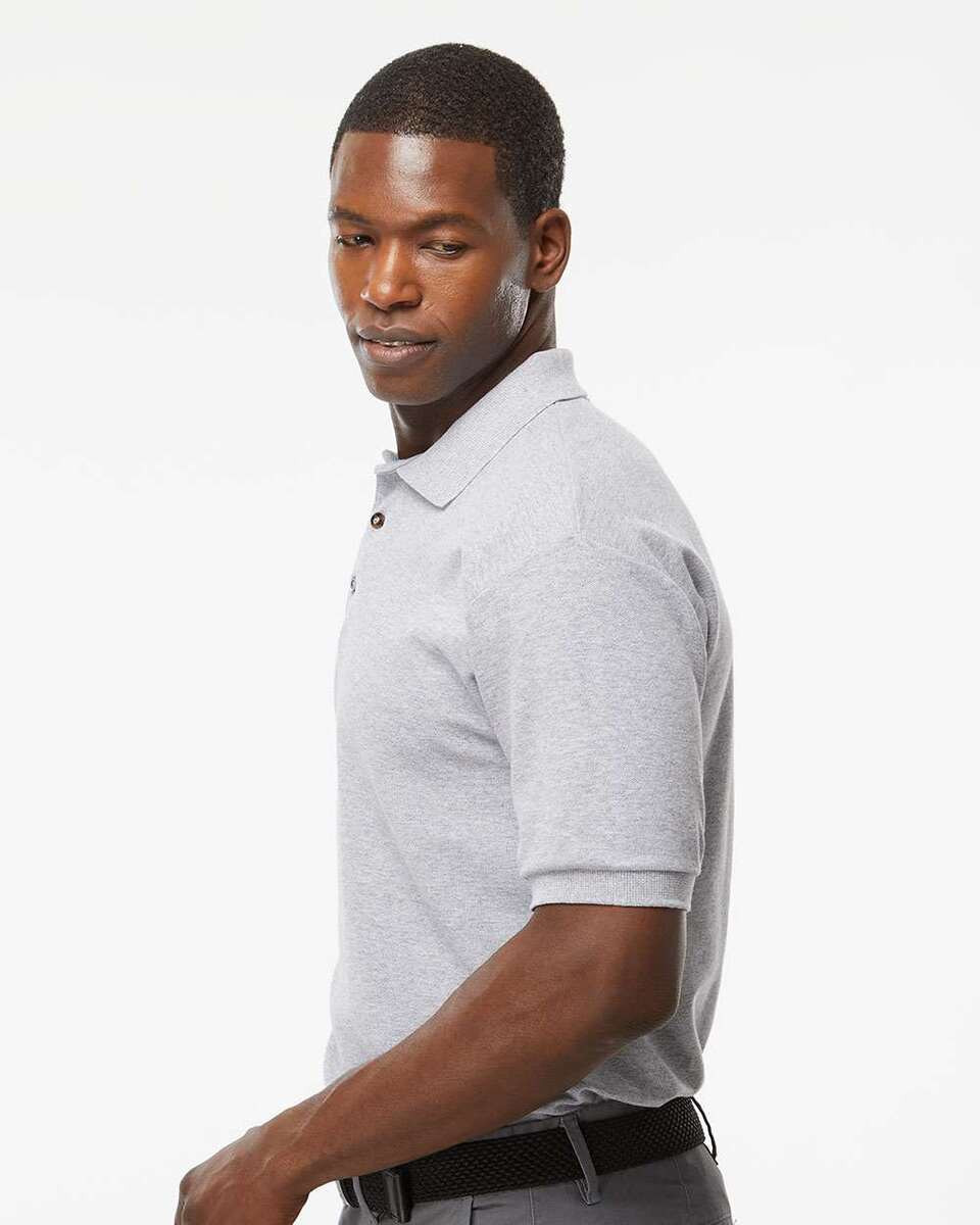 M & O Knits 7002 S/S COMBED RING SPUN PIQUÉ POLO
