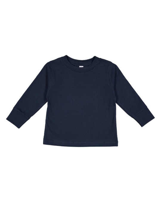 Rabbit Skins 3311 - Camiseta de manga larga de jersey para niño pequeño de 5.5 oz.