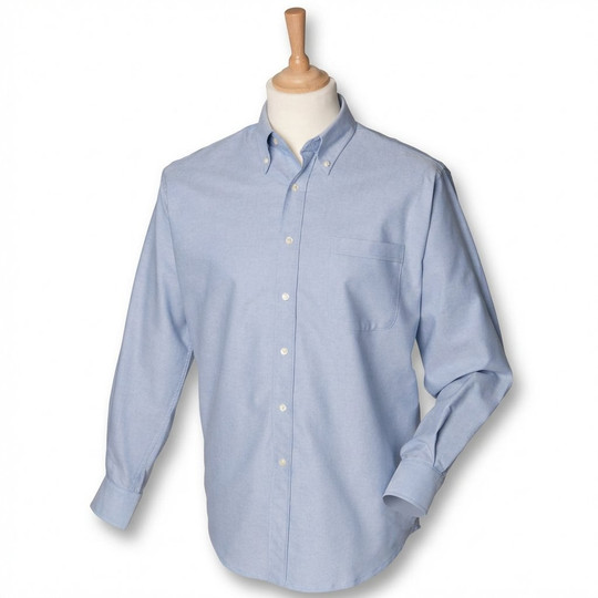 Henbury HB510 - Long sleeved classic Oxford shirt