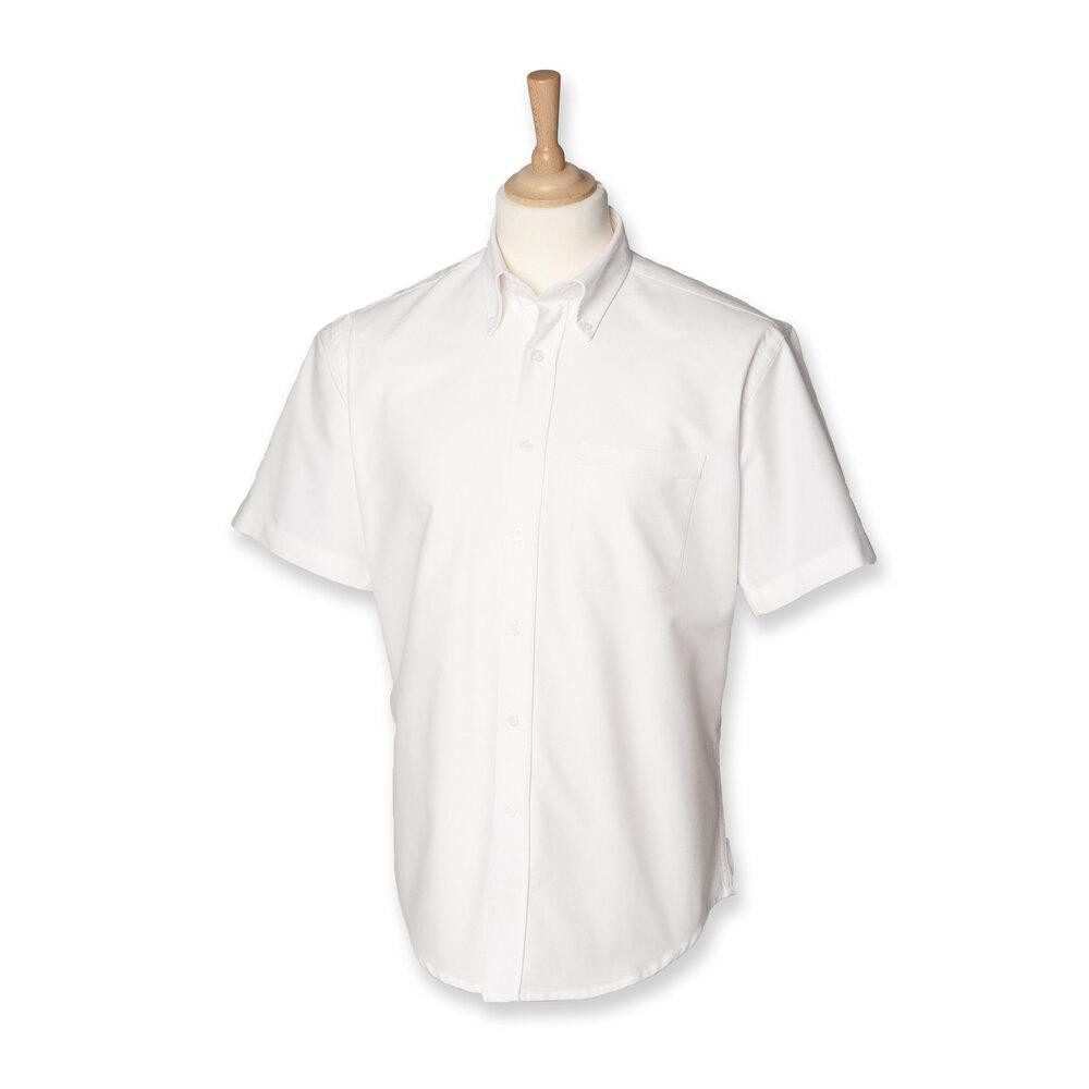 Henbury HB515 - Lyhythihainen klassinen Oxford-paita