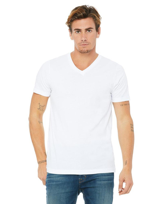 Bella+Canvas 3005 - t-shirt jersey unisexe à manches courtes et encolure en V