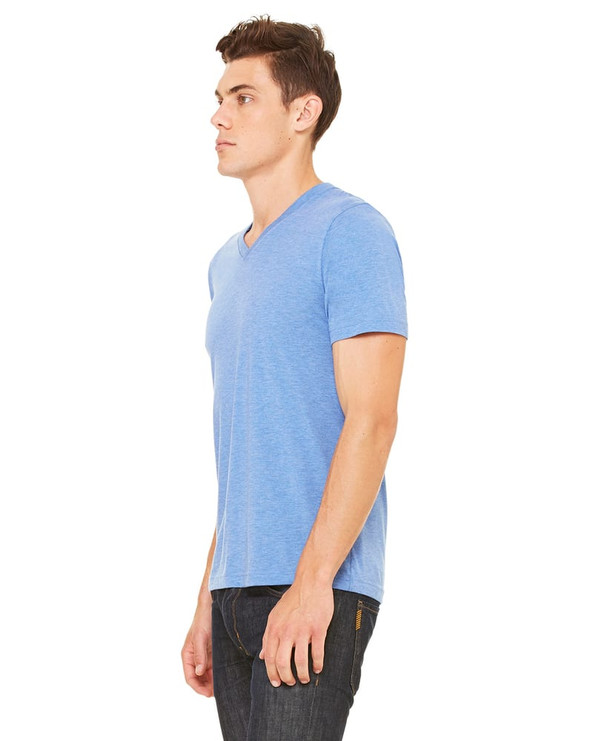Bella+Canvas 3415C - t-shirt unisexe Triblend à manches courtes avec encolure en V