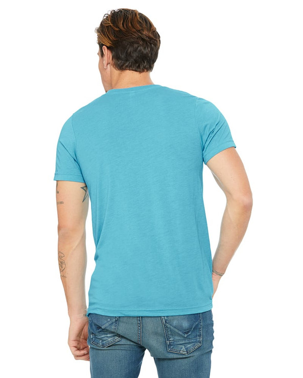 Bella+Canvas 3415C - t-shirt unisexe Triblend à manches courtes avec encolure en V