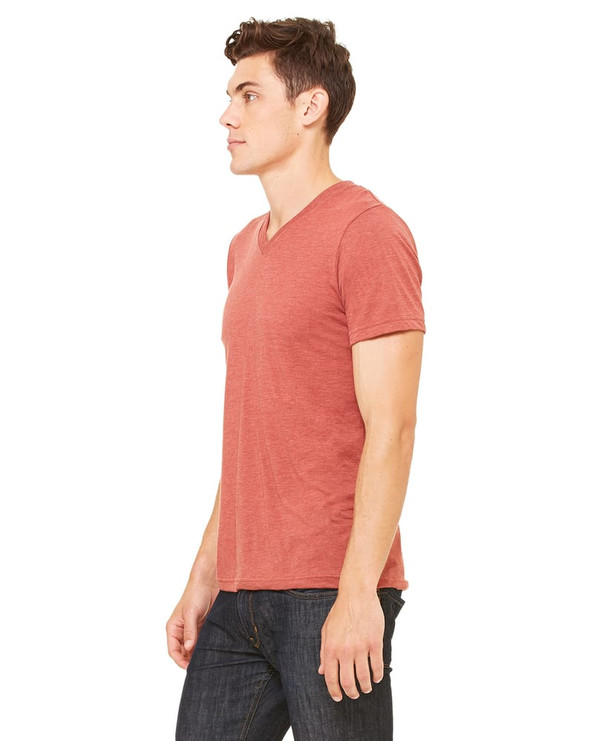 Bella+Canvas 3415C - t-shirt unisexe Triblend à manches courtes avec encolure en V