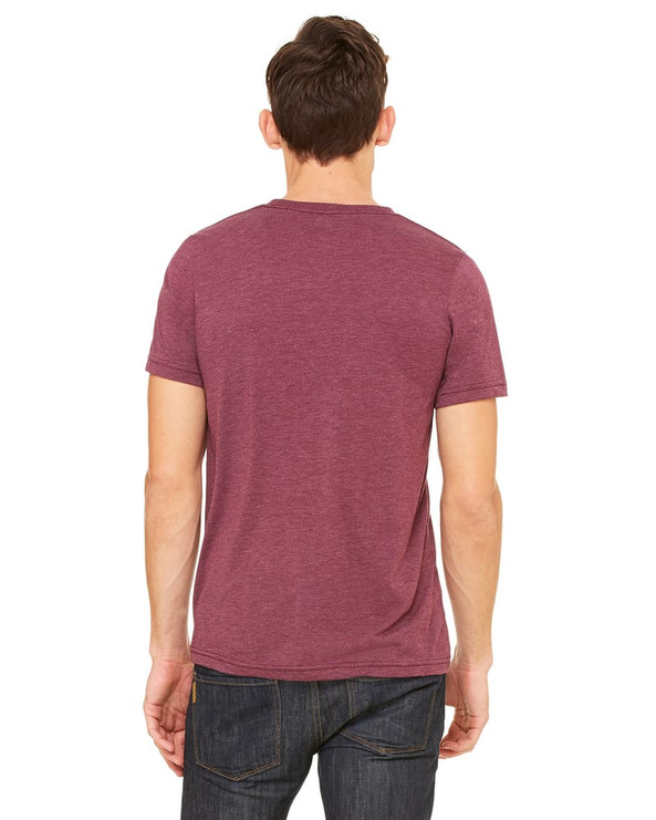 Bella+Canvas 3415C - t-shirt unisexe Triblend à manches courtes avec encolure en V