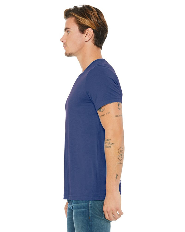 Bella+Canvas 3415C - t-shirt unisexe Triblend à manches courtes avec encolure en V