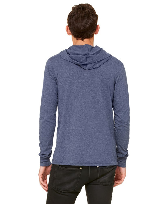 Bella+Canvas 3512 - Sudadera con capucha de manga larga unisex de jersey